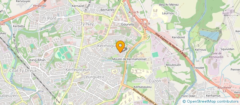 localisation de l'entreprise SARL STS à QUIMPER