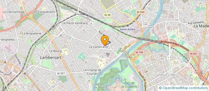 localisation de l'entreprise SARL STUDIO 1822 à LAMBERSART