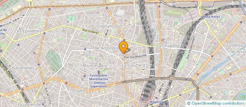 localisation de l'entreprise SARL STUDIO BARBES  PARIS