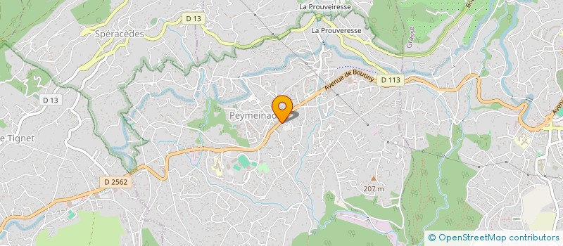 localisation de l'entreprise SARL STUDIO CHRISTINE  PEYMEINADE