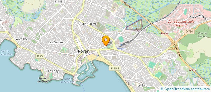 localisation de l'entreprise SARL STUDIO CONCEPT  ROYAN