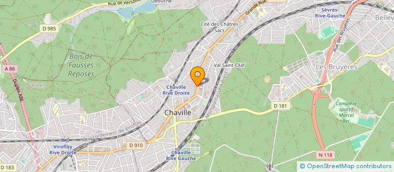 localisation de l'entreprise SARL STUDIO NELSON B à CHAVILLE