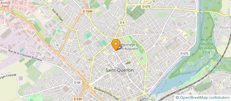 localisation de l'entreprise SARL STYL'COIFFEUR à SAINT-QUENTIN