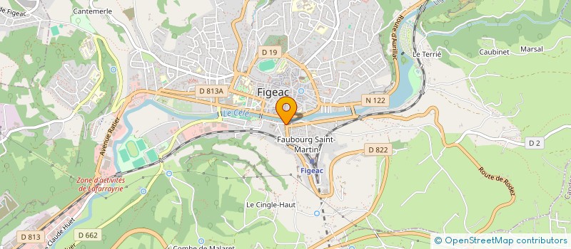 localisation de l'entreprise SARL STYL DECOR DISTRIBUTION à FIGEAC