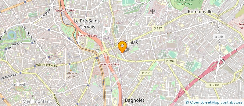 localisation de l'entreprise SARL STYLE SAMPHA à LES LILAS