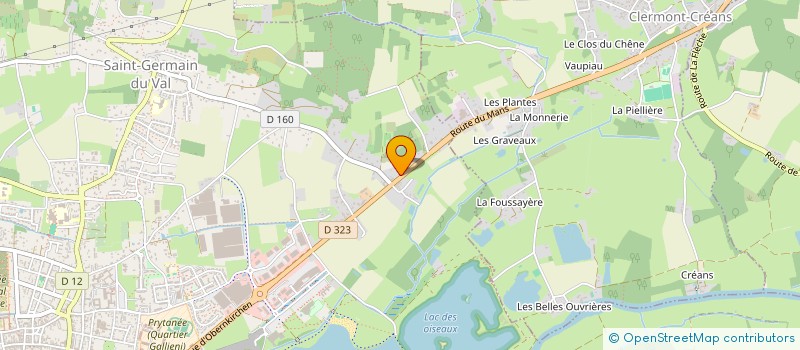 localisation de l'entreprise SARL SUAVIN  LA FLECHE