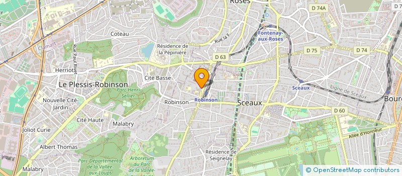 localisation de l'entreprise SARL SUB à SCEAUX