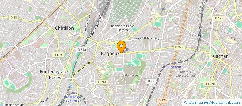 localisation de l'entreprise SARL SUBLIM LADY  BAGNEUX