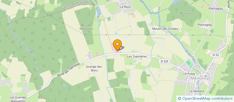 localisation de l'entreprise SARL SUBLITEX  MEILLONNAS
