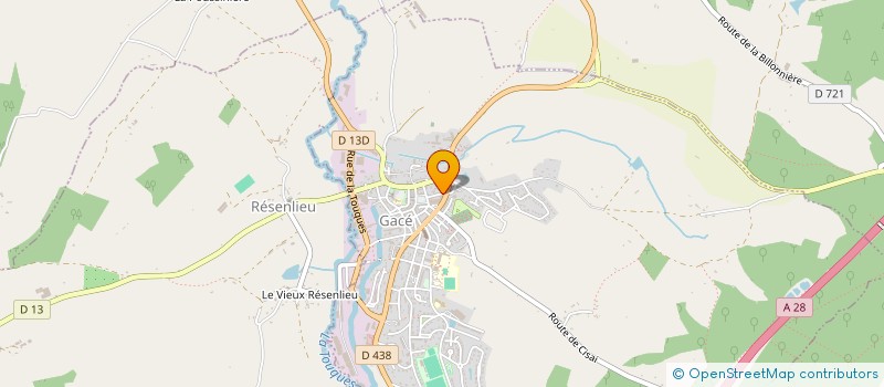 localisation de l'entreprise SARL SUCCESS HOLDING à GACE