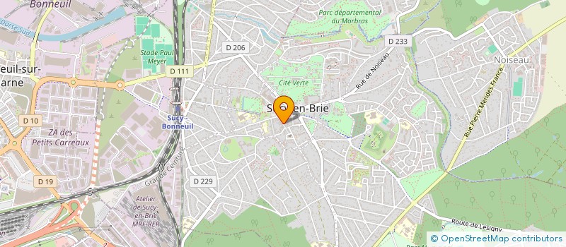 localisation de l'entreprise SARL SUCY RETOUCHE à SUCY-EN-BRIE