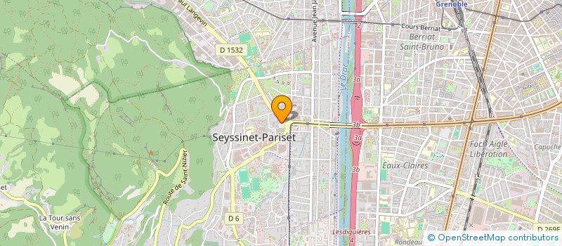 localisation de l'entreprise SARL SUD à SEYSSINET-PARISET