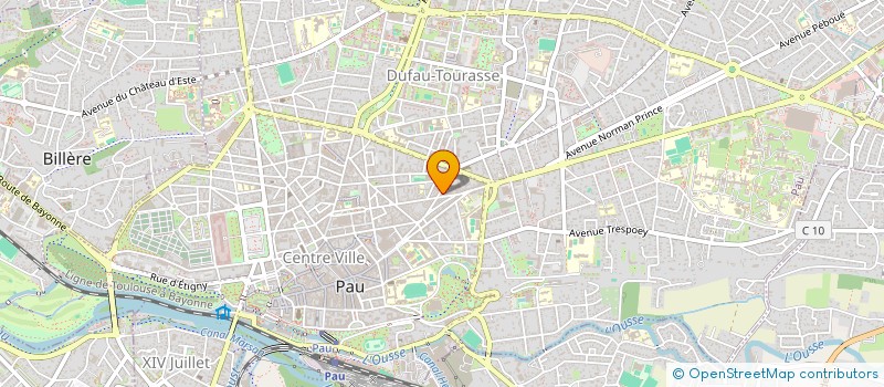 localisation de l'entreprise SARL SUD ALARME PROTECTION à PAU