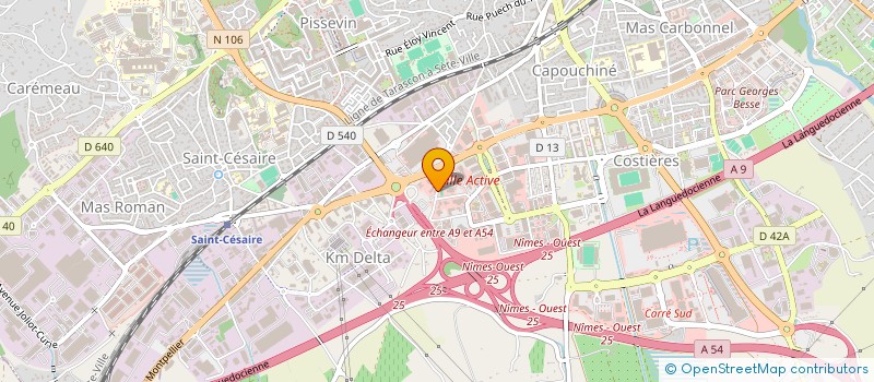 localisation de l'entreprise SARL SUD ARTS MARTIAUX à NIMES