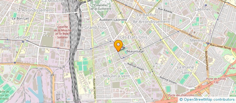 localisation de l'entreprise SARL SUD AUTO PNEUS à LYON