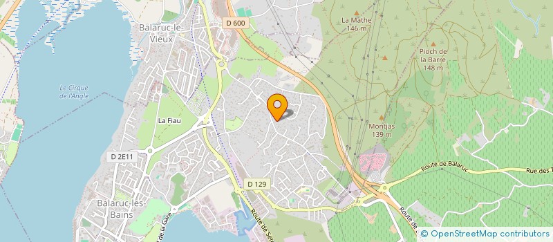 localisation de l'entreprise SARL SUD AUTO SERVICE  BALARUC-LES-BAINS