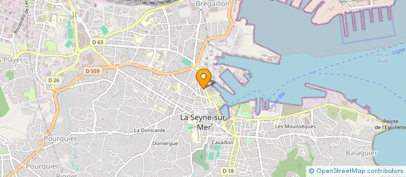 localisation de l'entreprise SARL SUD CONSTRUCTIONS à LA SEYNE-SUR-MER