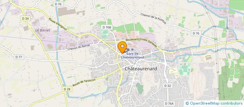 localisation de l'entreprise SARL SUD-CREABITAT à CHATEAURENARD