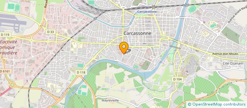 localisation de l'entreprise SARL SUD DISTRIBUTION  CARCASSONNE