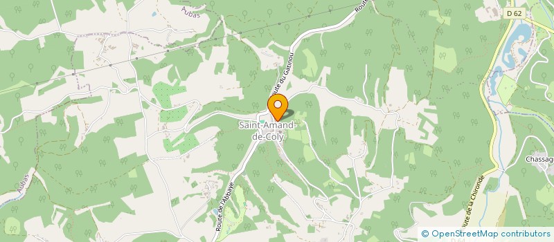 localisation de l'entreprise SARL SUD ENERGIES ENVIRONNEMENT  COLY-SAINT-AMAND