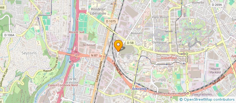 localisation de l'entreprise SARL SUD EST CARRELAGES DESIMONE à GRENOBLE