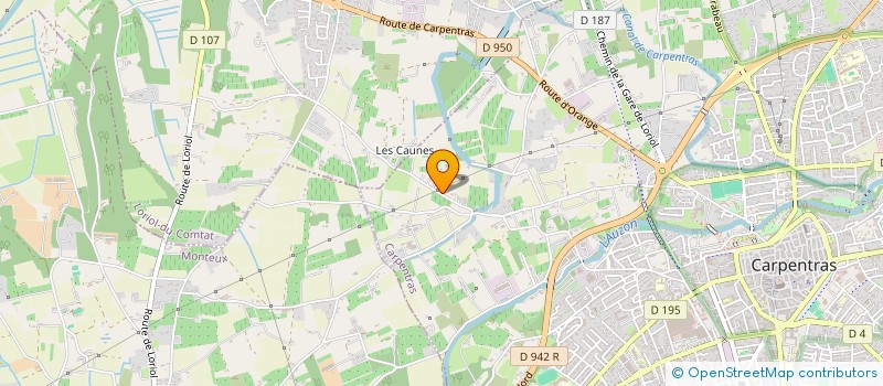 localisation de l'entreprise SARL SUD EVASION à CARPENTRAS