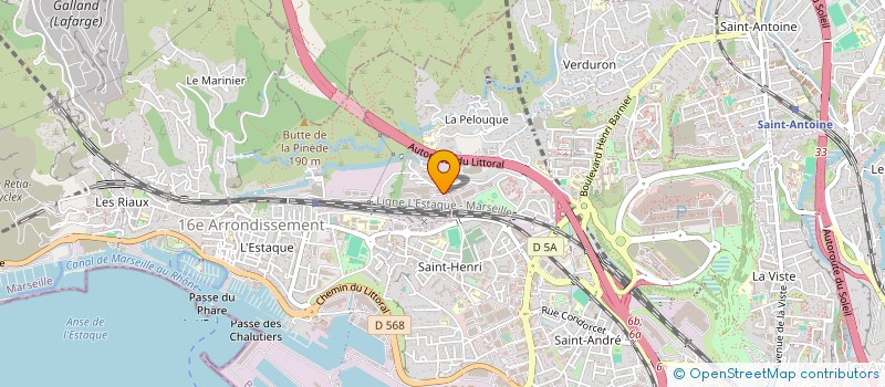 localisation de l'entreprise SARL SUD FERMETURES à MARSEILLE