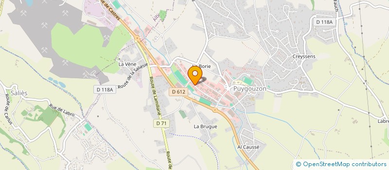 localisation de l'entreprise SARL SUD FIXATIONS à PUYGOUZON