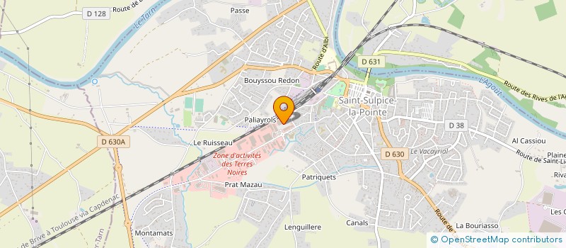 localisation de l'entreprise SARL SUD FORAGE à SAINT-SULPICE-LA-POINTE