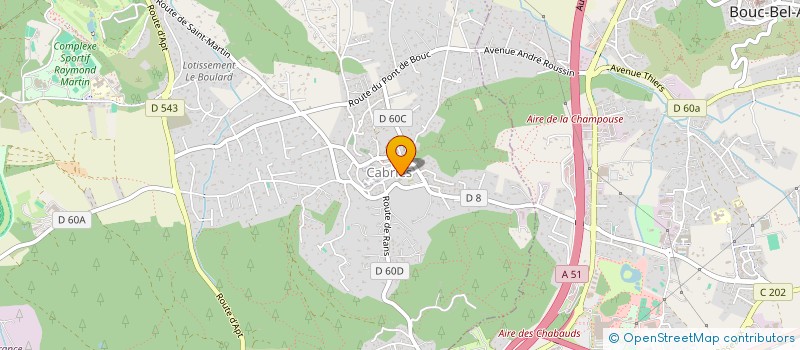 localisation de l'entreprise SARL SUD IMPORT  CABRIES