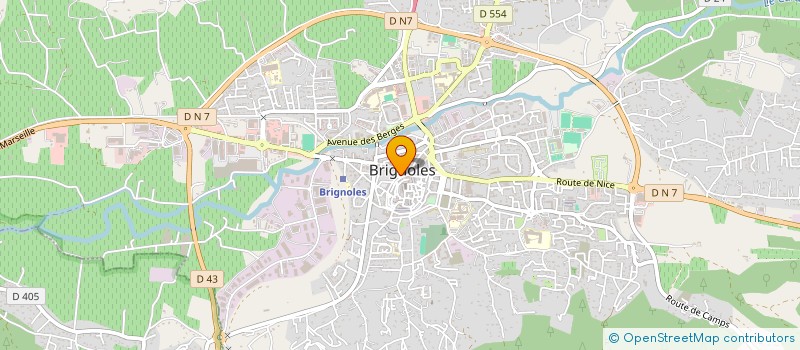 localisation de l'entreprise SARL SUD IMPORTATIONS à BRIGNOLES