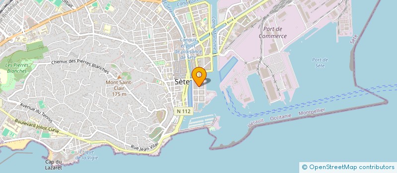 localisation de l'entreprise SARL SUD LOISIRS à SETE