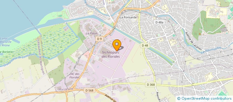 localisation de l'entreprise SARL SUD MALAXEUR à MARIGNANE