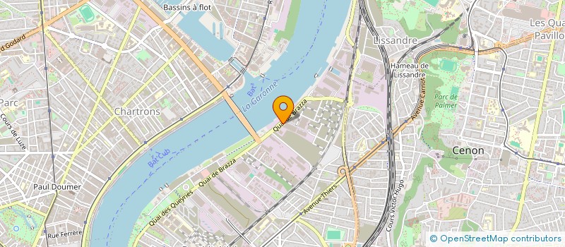 localisation de l'entreprise SARL SUD-OUEST LOGISTIQUE à BORDEAUX