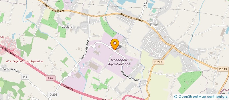 localisation de l'entreprise SARL SUD OUEST MONTAGE  SAINTE-COLOMBE-EN-BRUILHOIS