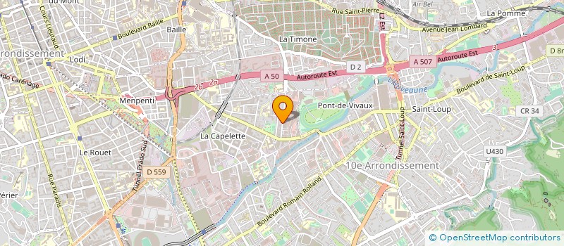 localisation de l'entreprise SARL SUD PERFO SERVICES à MARSEILLE