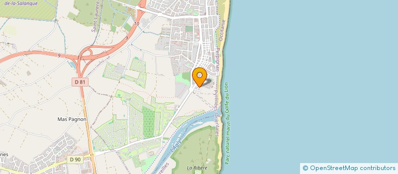 localisation de l'entreprise SARL SUD PHOTO SERVICE PLUS  LE BARCARES