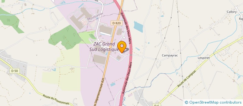 localisation de l'entreprise SARL SUD PROJET à LABASTIDE-SAINT-PIERRE