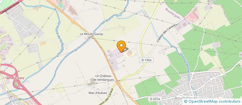 localisation de l'entreprise SARL SUD RADIOLOGIE à BOUILLARGUES