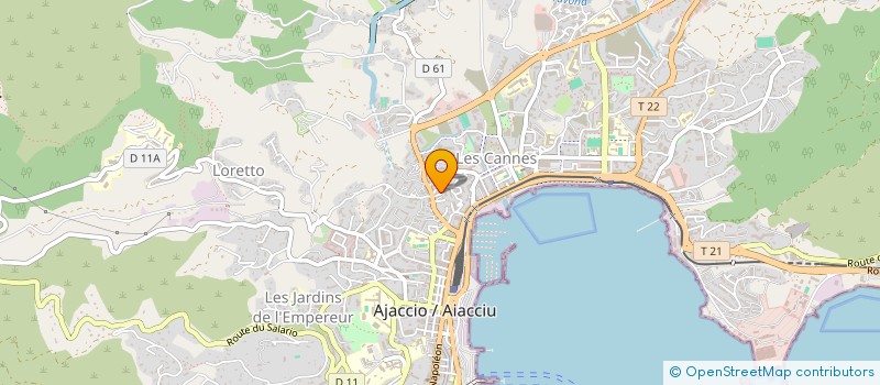 localisation de l'entreprise SARL SUD RECTIFICATION à AJACCIO