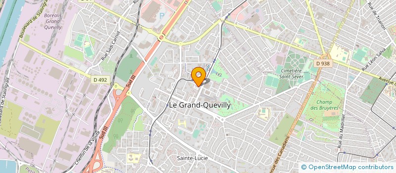 localisation de l'entreprise SARL SUD ROUEN PATRIMOINE  LE GRAND-QUEVILLY
