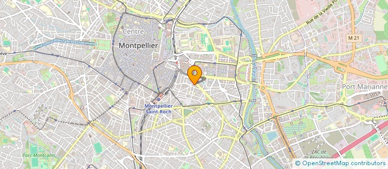 localisation de l'entreprise SARL SUD V O SERVICES à MONTPELLIER