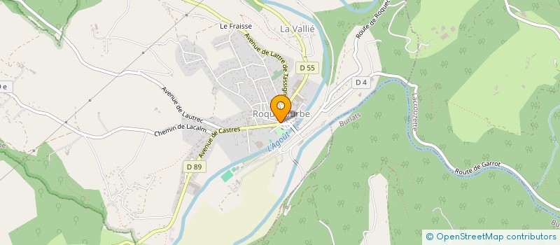 localisation de l'entreprise SARL SUD VIDEO à ROQUECOURBE