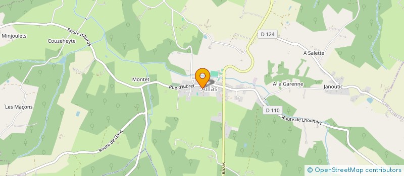 localisation de l'entreprise SARL SUDERIE PERE ET FILS  AILLAS