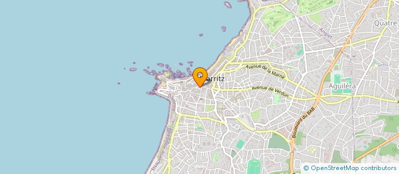 localisation de l'entreprise SARL SUDIMVEST-ATLANTIC  BIARRITZ