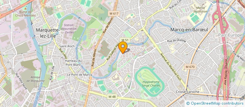 localisation de l'entreprise SARL SUDRAS à MARCQ-EN-BARŒUL
