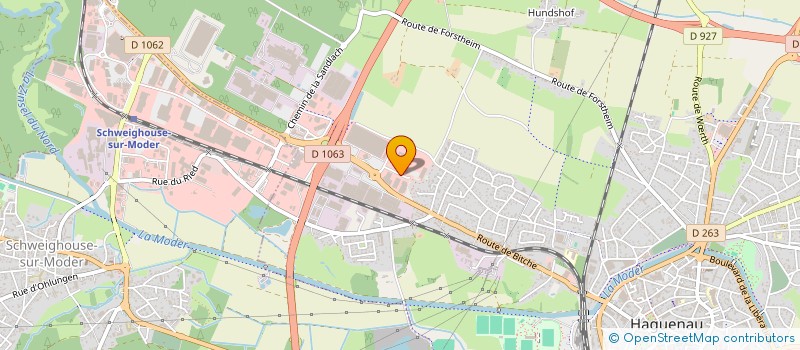 localisation de l'entreprise SARL SUFRA à HAGUENAU