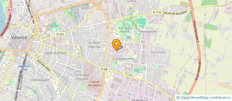 localisation de l'entreprise SARL SULTAN  VALENCE