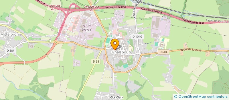 localisation de l'entreprise SARL SUN ATTITUDE  PHALSBOURG