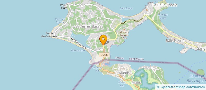 localisation de l'entreprise SARL SUN SHOPPING  SAINT MARTIN